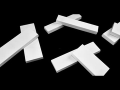 Excellent Corrosion Resistance Alumina Ceramic Wear Tiles For Heavy Duty Applications