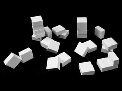 Impact and Chemical Resistant Alumina Ceramic Tiles Up To 1600°C Temperature Resistance