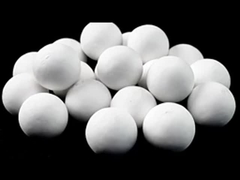 Hardness 9 Inert Alumina Porcelain Balls Uses Grinding And Polishing Material
