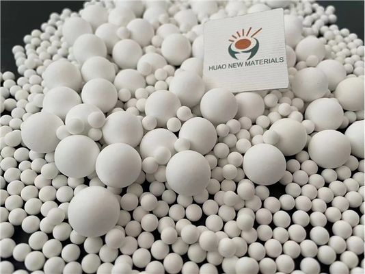 9 মোহস কঠোরতা AL2O3 92% 95% গল মিলের জন্য সিরামিক গ্রাইন্ডিং বল