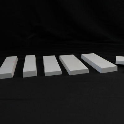 Square White Alumina Ceramic Tiles with 9 Mohs Hardness for Industrial and Chemical Processing Equipment