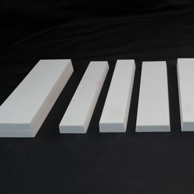 White Alumina Ceramic Tiles With 2000 MPa Compressive Strength And 9 On Mohs Scale Hardness For Industrial And Chemical Processing Equipment